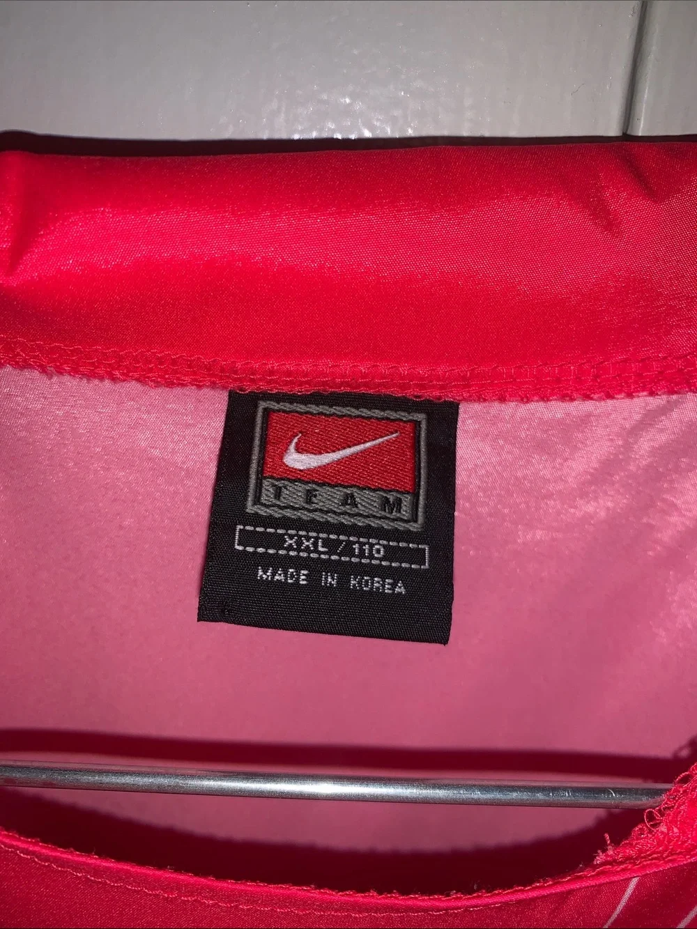 Nike Pink and White Soccer Jersey with Crest xxl - Picture 5 of 5